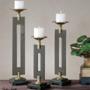 Everly, Candleholders, S/3