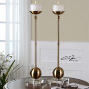 Laton, Candleholders, S/2