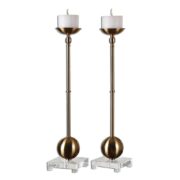 Laton, Candleholders, S/2
